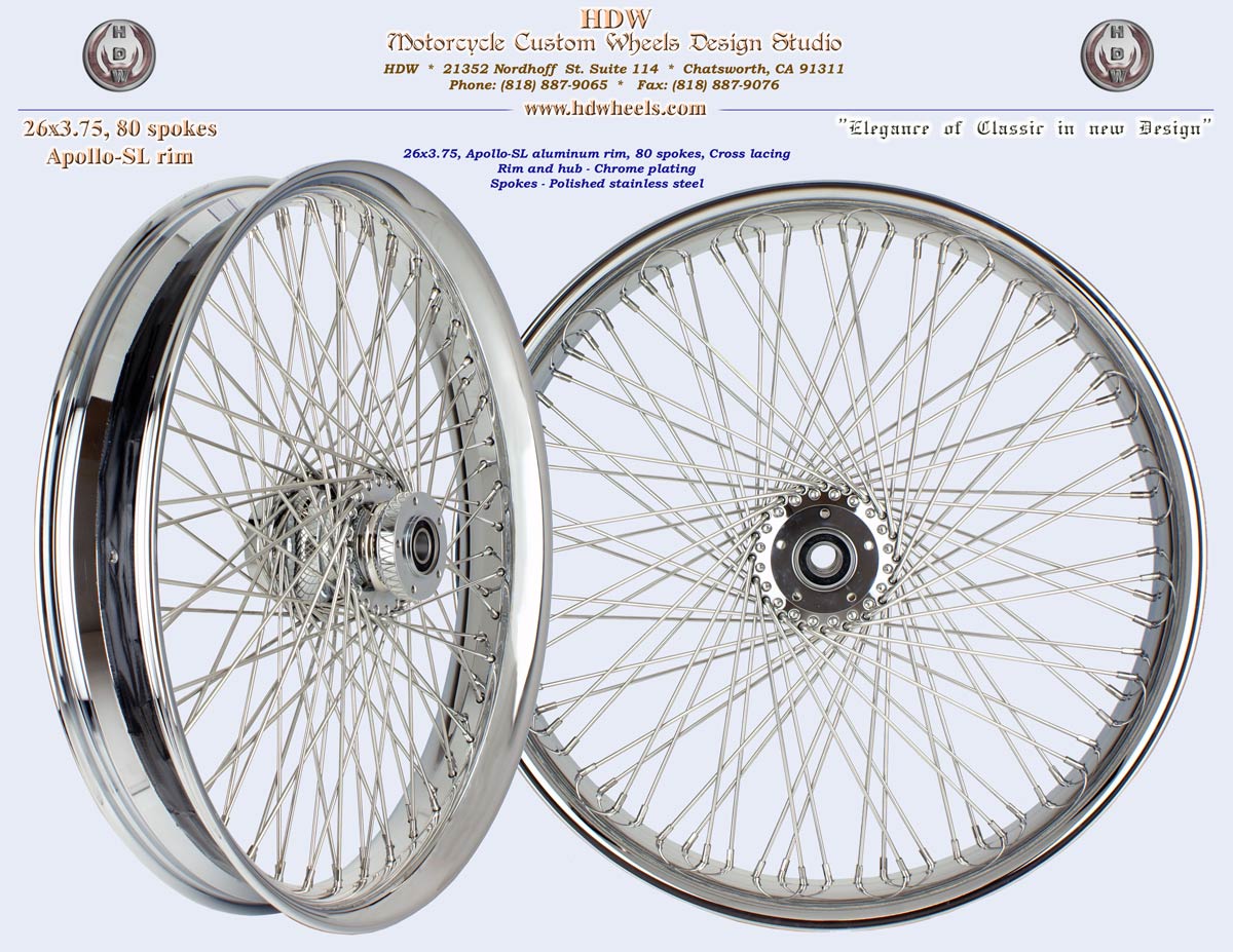 First 26″ Wire Wheel By Sinister. at Cyril Huze Post Custom